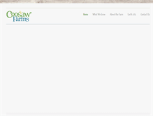 Tablet Screenshot of coosawfarms.com